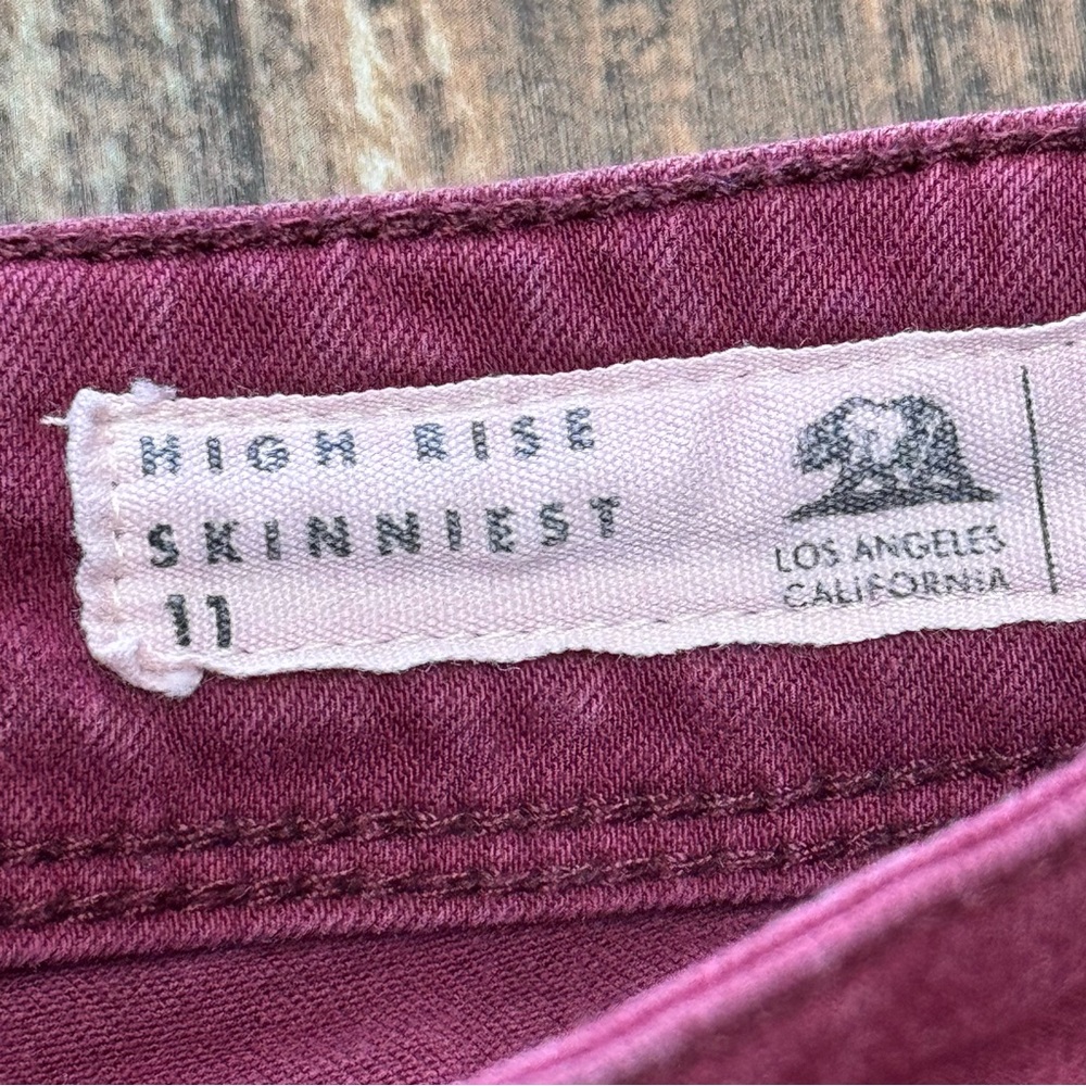 Women’s Juniors “BULLHEAD” High-waisted Skinny Jeans | #T7 - Picture 7 of 12